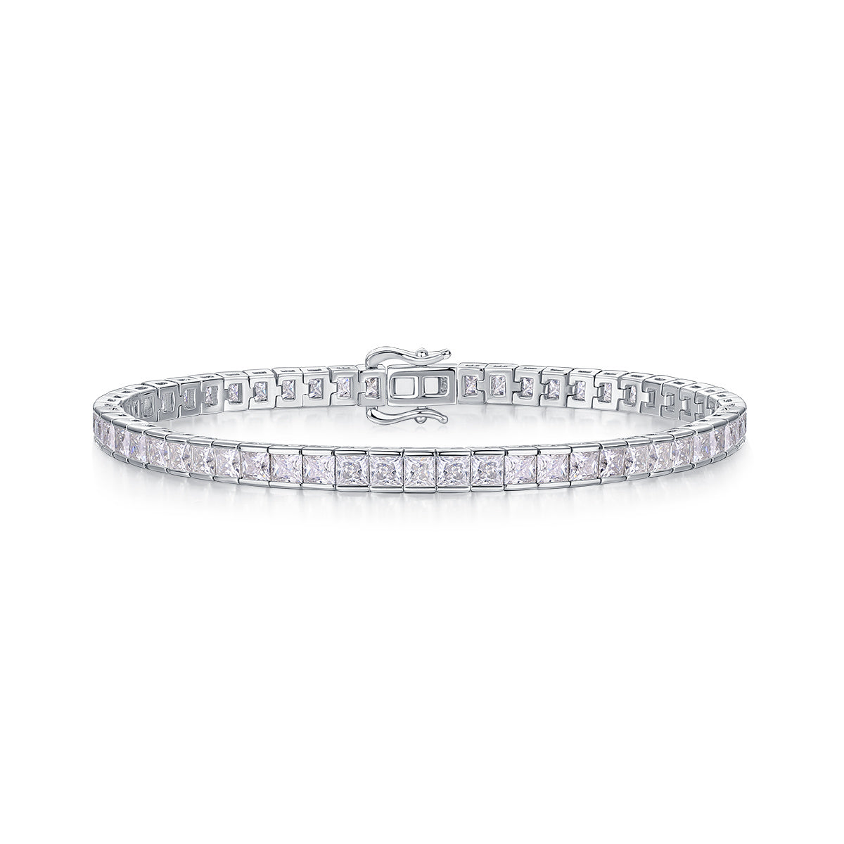 Eternal Passage – Moissanite Silver Necklace