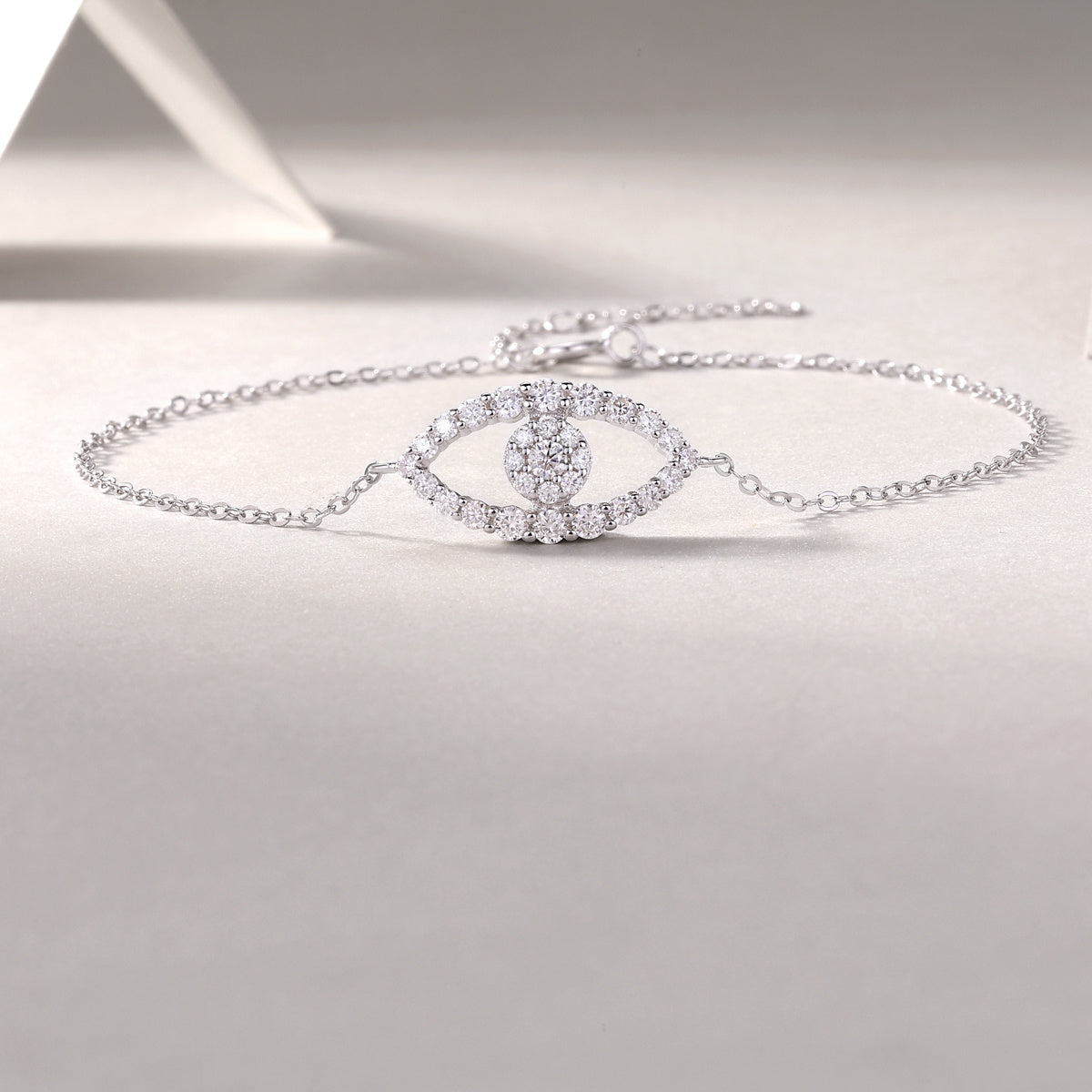 Enchanted Wish – Moissanite Silver Bracelet