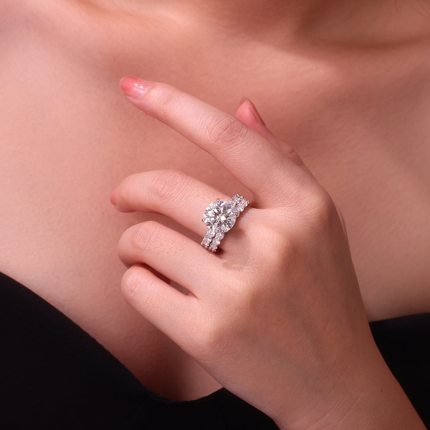 Eternal Promise – Silver Ring Set