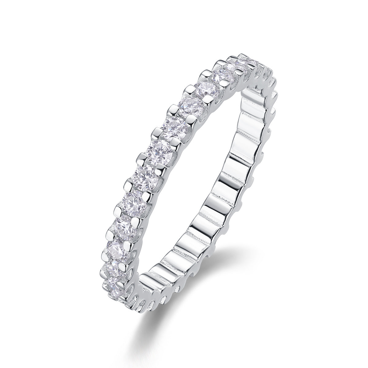Enchanted Wish – Moissanite Silver Ring