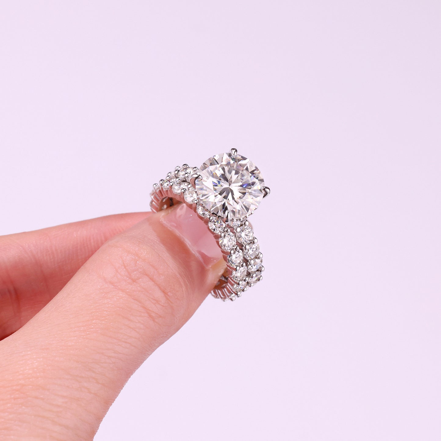 Eternal Promise – Silver Ring Set