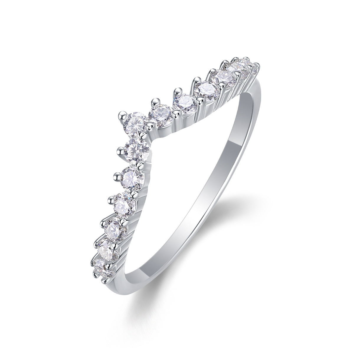 Royal Grace – Silver Crown Ring