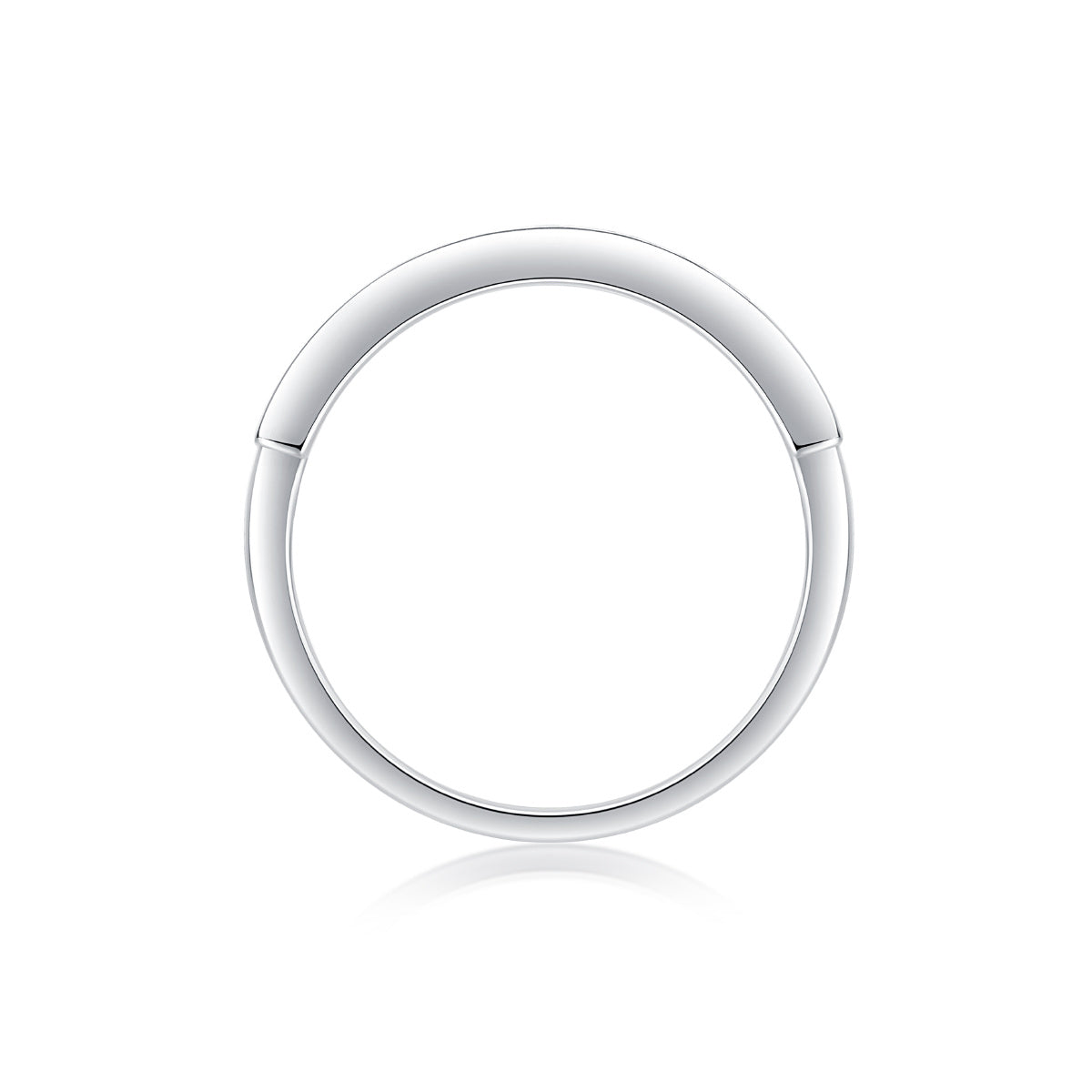 Brilliant Elegance – Moissanite Silver Ring