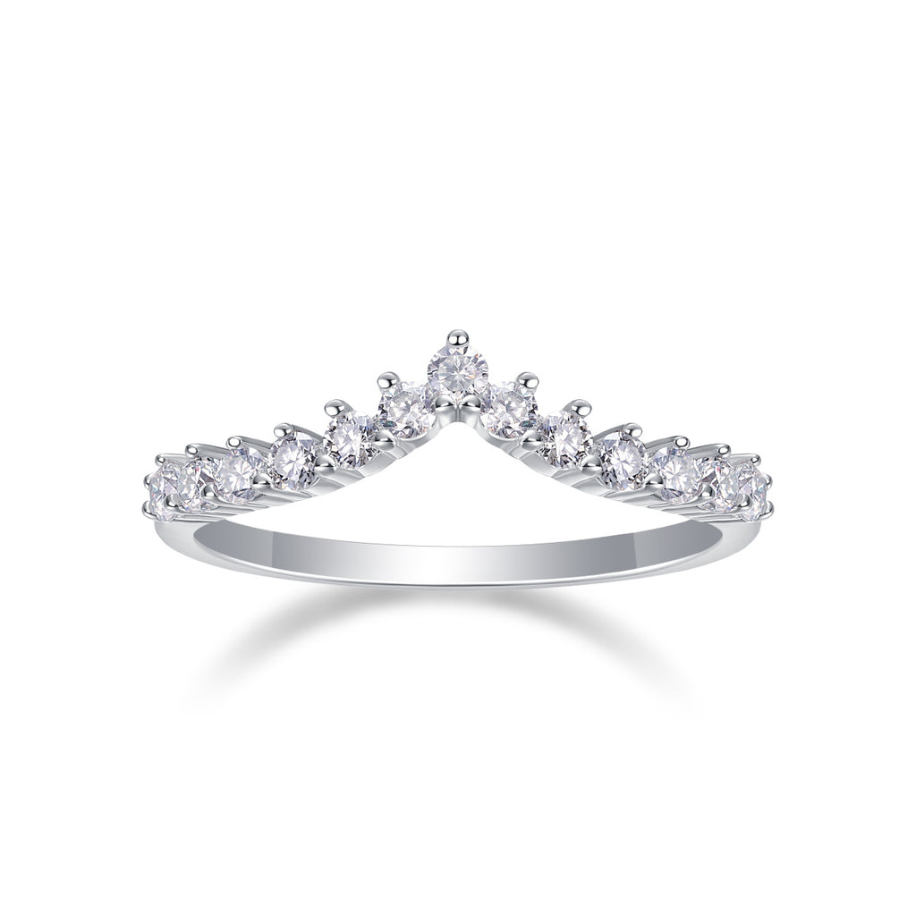 Royal Grace – Silver Crown Ring