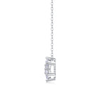 Snowflakes Fluttering - A Fashionable And Luxurious Diamond Jewelry Pendant Set With Moissanite S925 Sterling Silver And Platinum Plating