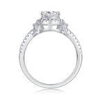 Eternal Vow – Moissanite Silver Wedding Ring