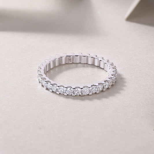Enchanted Wish – Moissanite Silver Ring