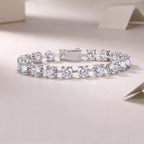 Eternal Moment – Silver Moissanite Bracelet