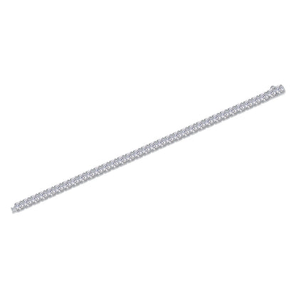 Cosmic Embrace – Silver Moissanite Bracelet