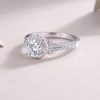 Eternal Vow – Moissanite Silver Wedding Ring