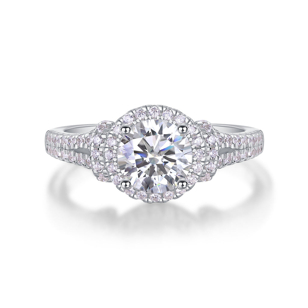 Eternal Vow – Moissanite Silver Wedding Ring