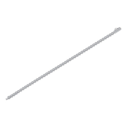 Luminous Night – Silver Moissanite Bracele