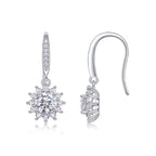 Luxe Harmony – Moissanite Sterling Silver Earrings Set