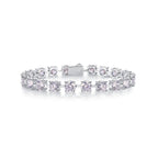 Eternal Moment – Silver Moissanite Bracelet