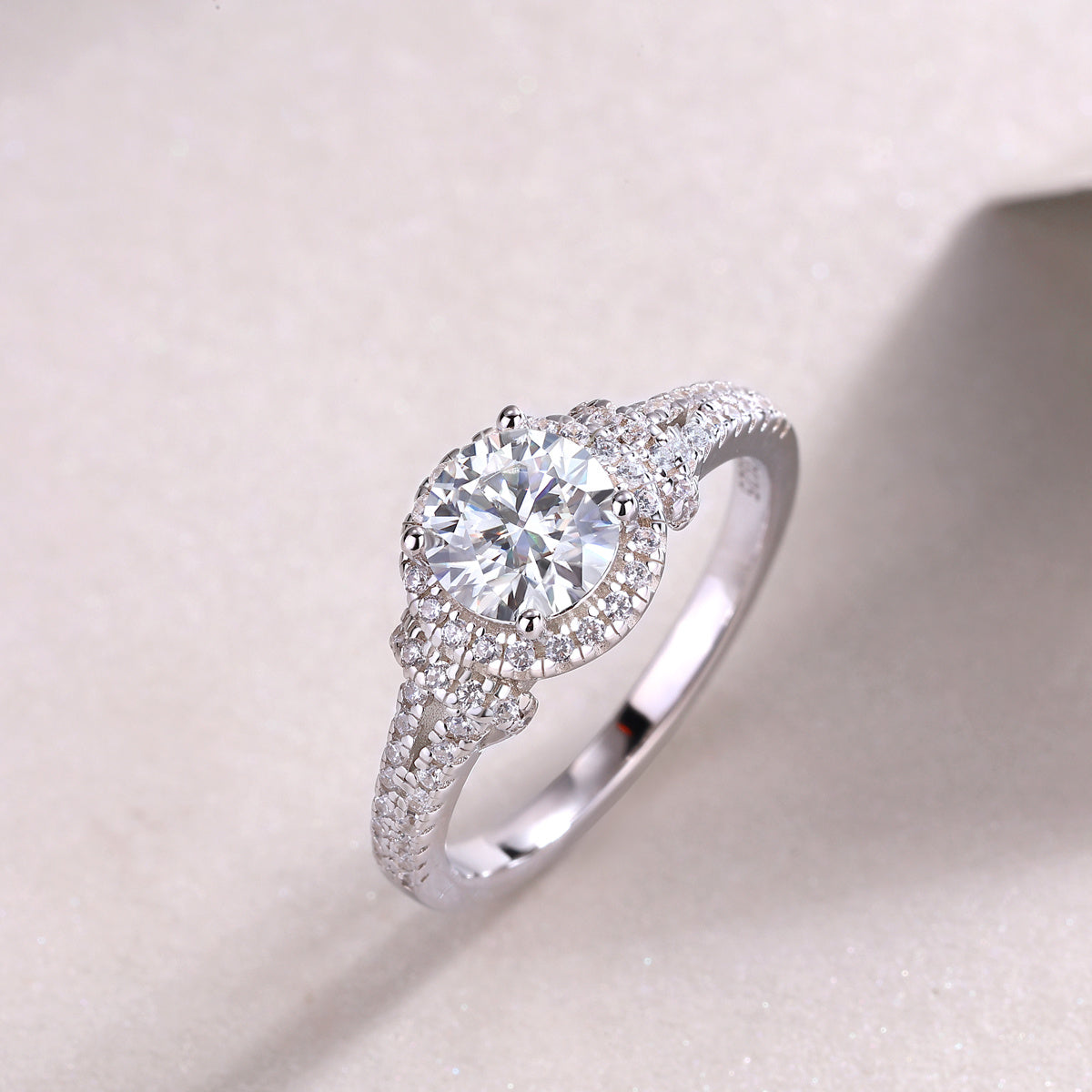 Eternal Vow – Moissanite Silver Wedding Ring