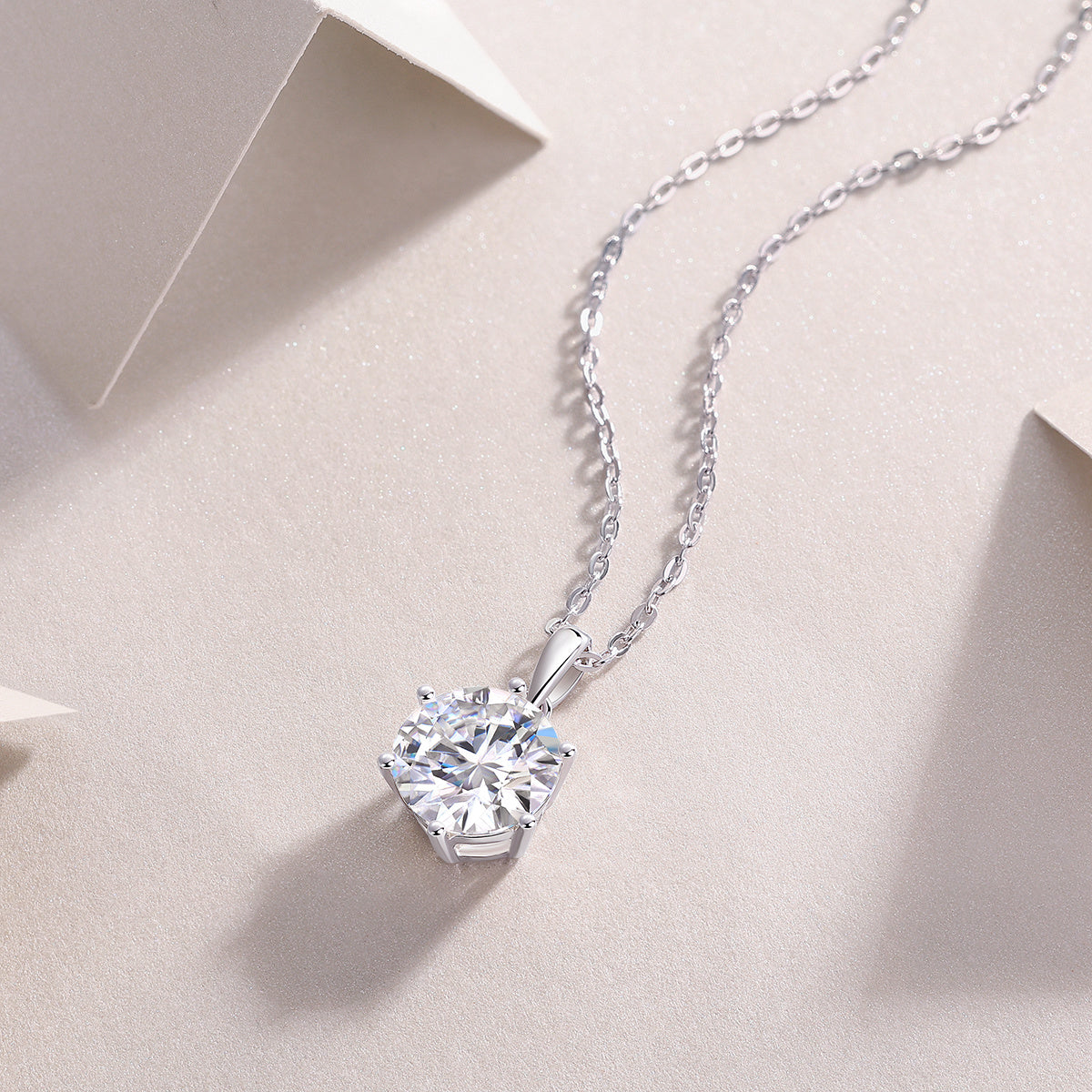 Refreshing Breeze – Mosan Silver Pendant Necklace Set