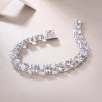 Eternal Moment – Silver Moissanite Bracelet