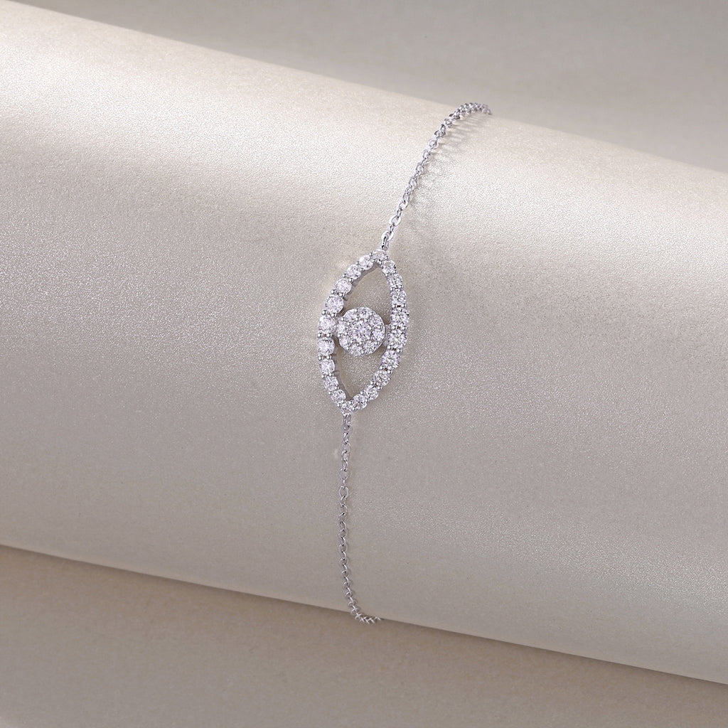 Enchanted Wish – Moissanite Silver Bracelet