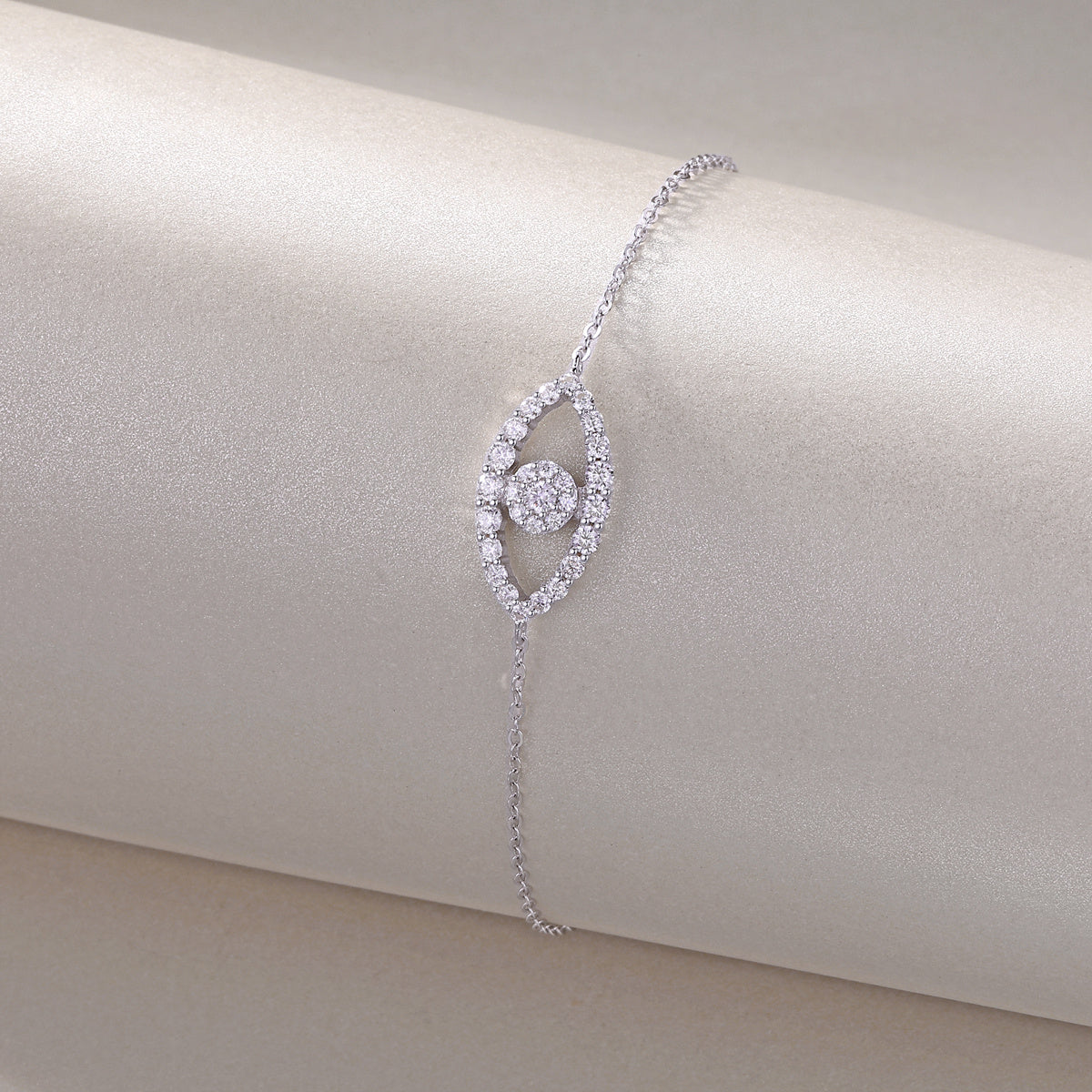 Enchanted Wish – Moissanite Silver Bracelet