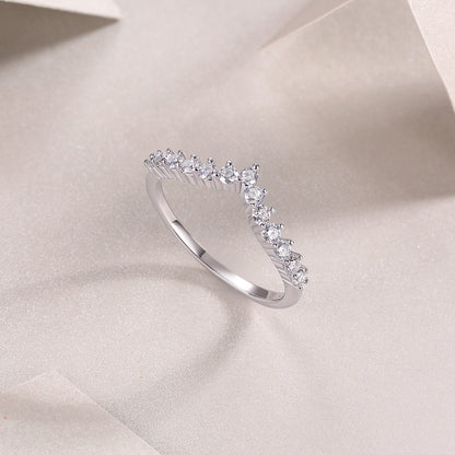 Royal Grace – Silver Crown Ring