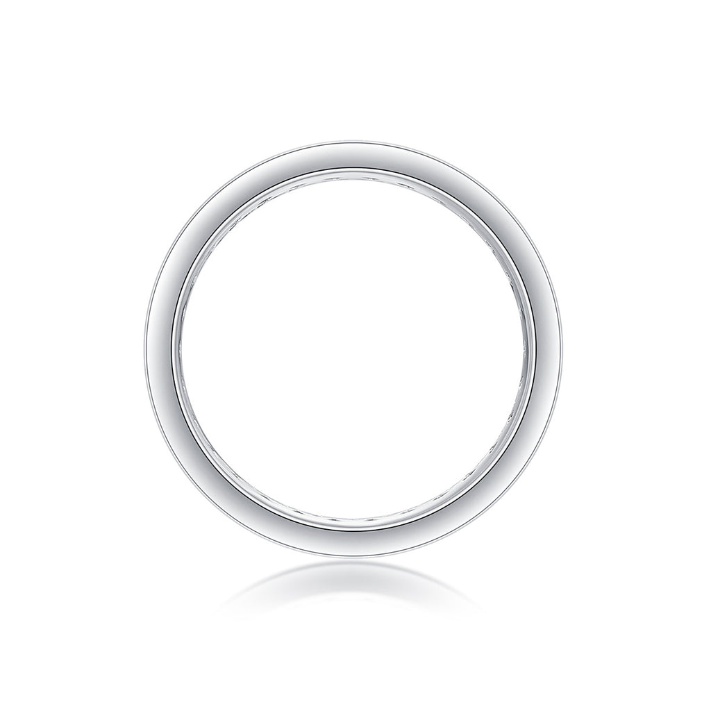 Eternal Brilliance – Moissanite Silver Ring