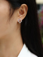 Elegant Shine – Moissanite Sterling Silver Stud Earrings