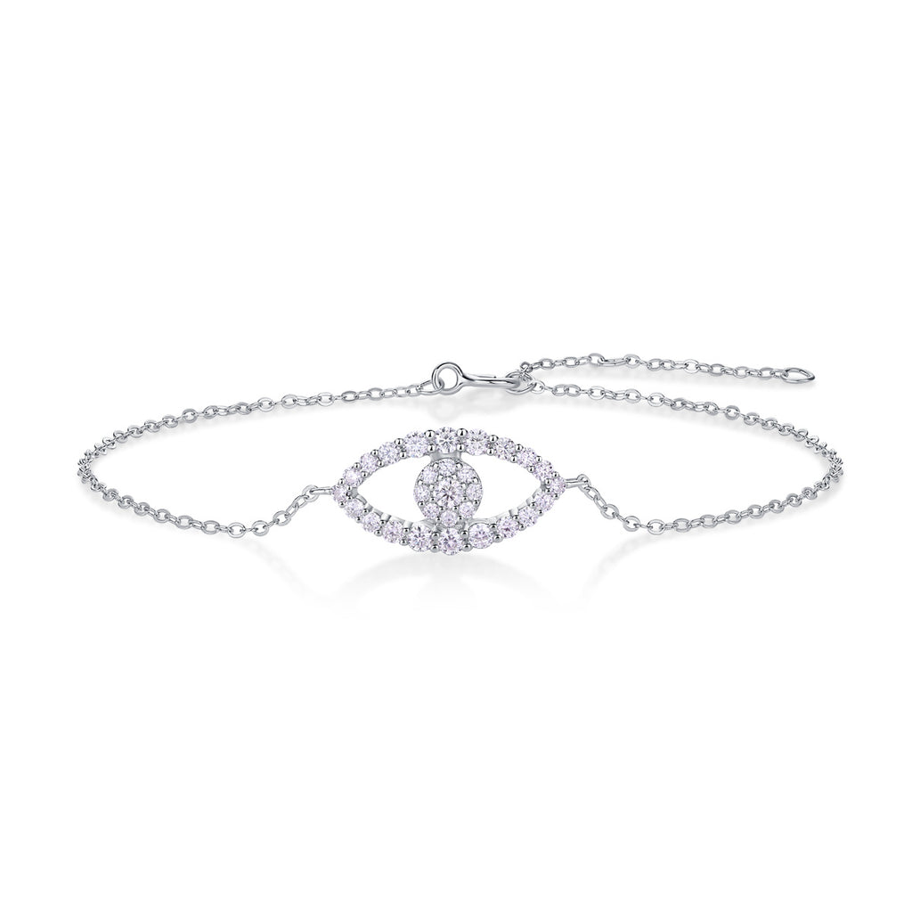 Enchanted Wish – Moissanite Silver Bracelet