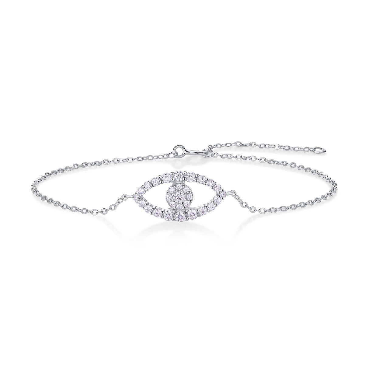 Enchanted Wish – Moissanite Silver Bracelet