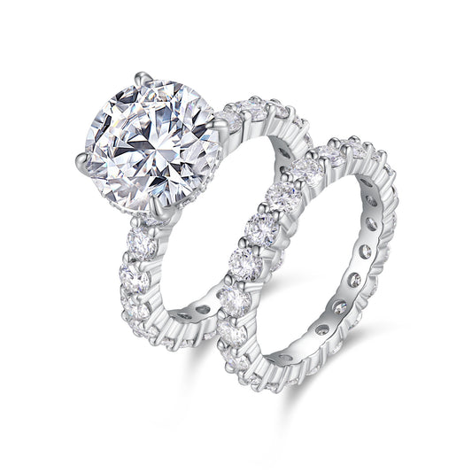 Eternal Promise – Silver Ring Set
