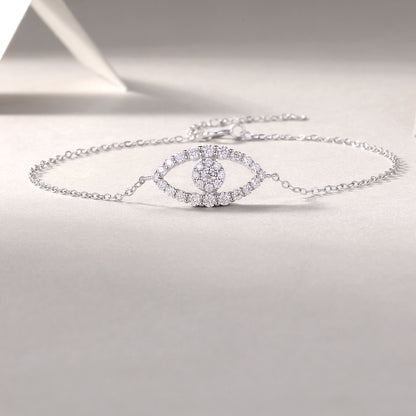 Enchanted Wish – Moissanite Silver Bracelet