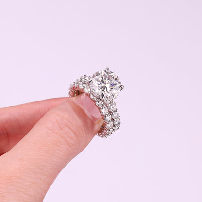 Eternal Promise – Silver Ring Set