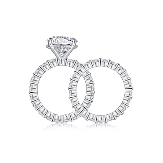 Eternal Promise – Silver Ring Set