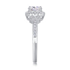 Guiding Light – Moissanite Silver Ring Set