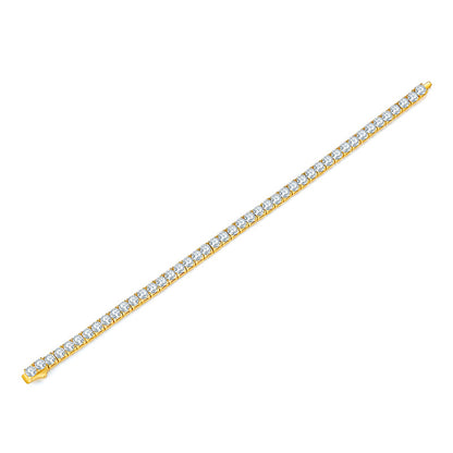 Celestial Veil – Silver Moissanite Bracelet