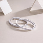 Sparkling Elegance – Moissanite Silver Stud Earrings