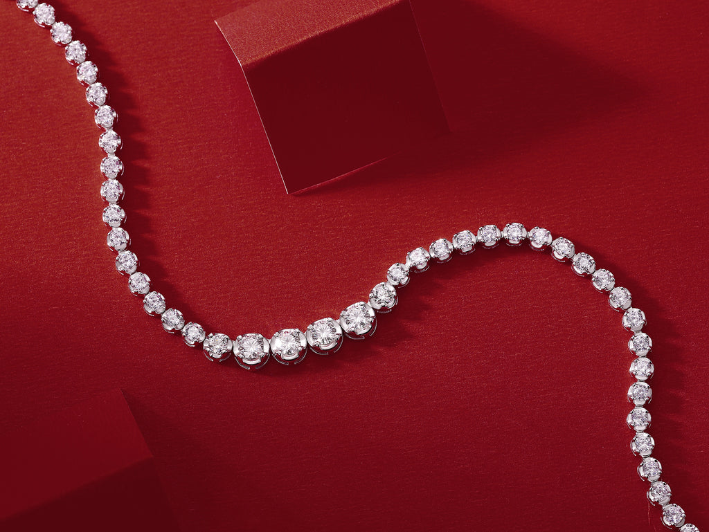 Radiant Oath – Moissanite Silver Pendant Necklace