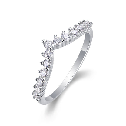 Royal Grace – Silver Crown Ring