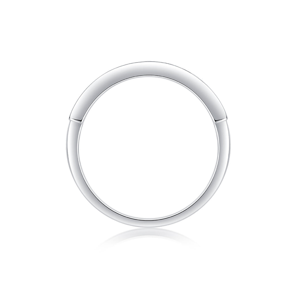 Brilliant Elegance – Moissanite Silver Ring