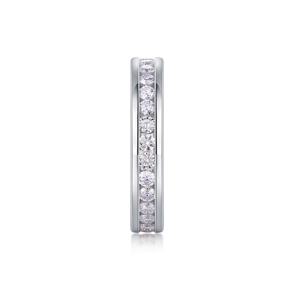 Eternal Brilliance – Moissanite Silver Ring